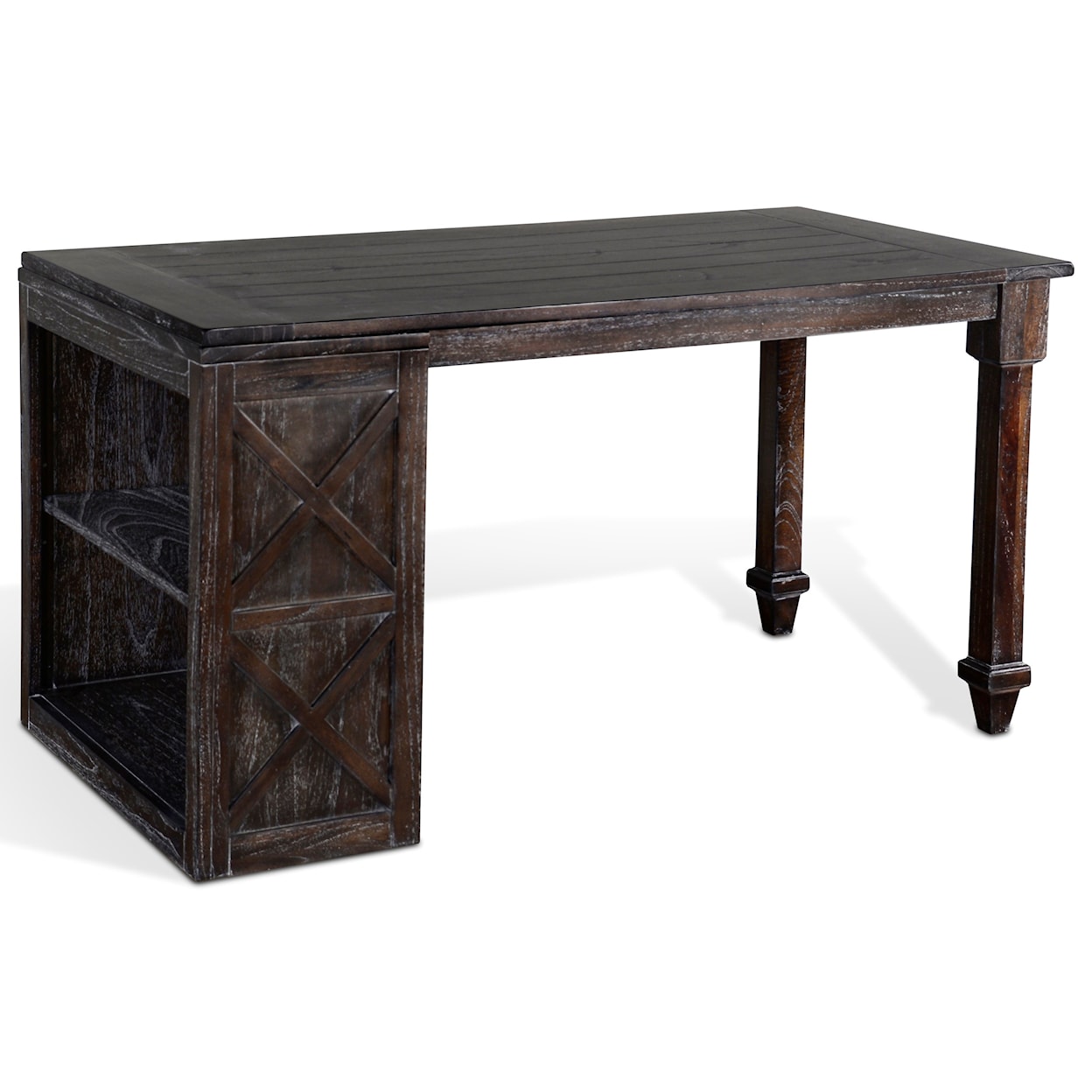 Sunny Designs Carriage House Bookcase Desk