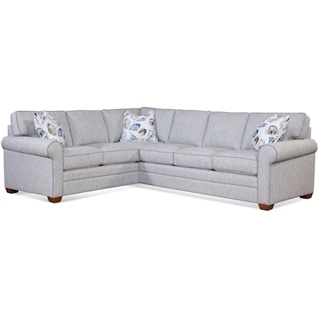 Two-Piece Corner Sectional Sofa