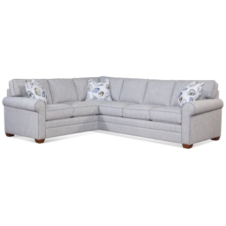 Two-Piece Corner Sectional Sofa