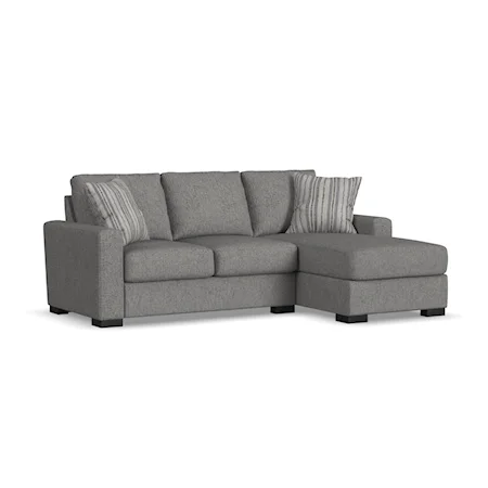 Contemporary Sofa Chaise with RAF Chaise