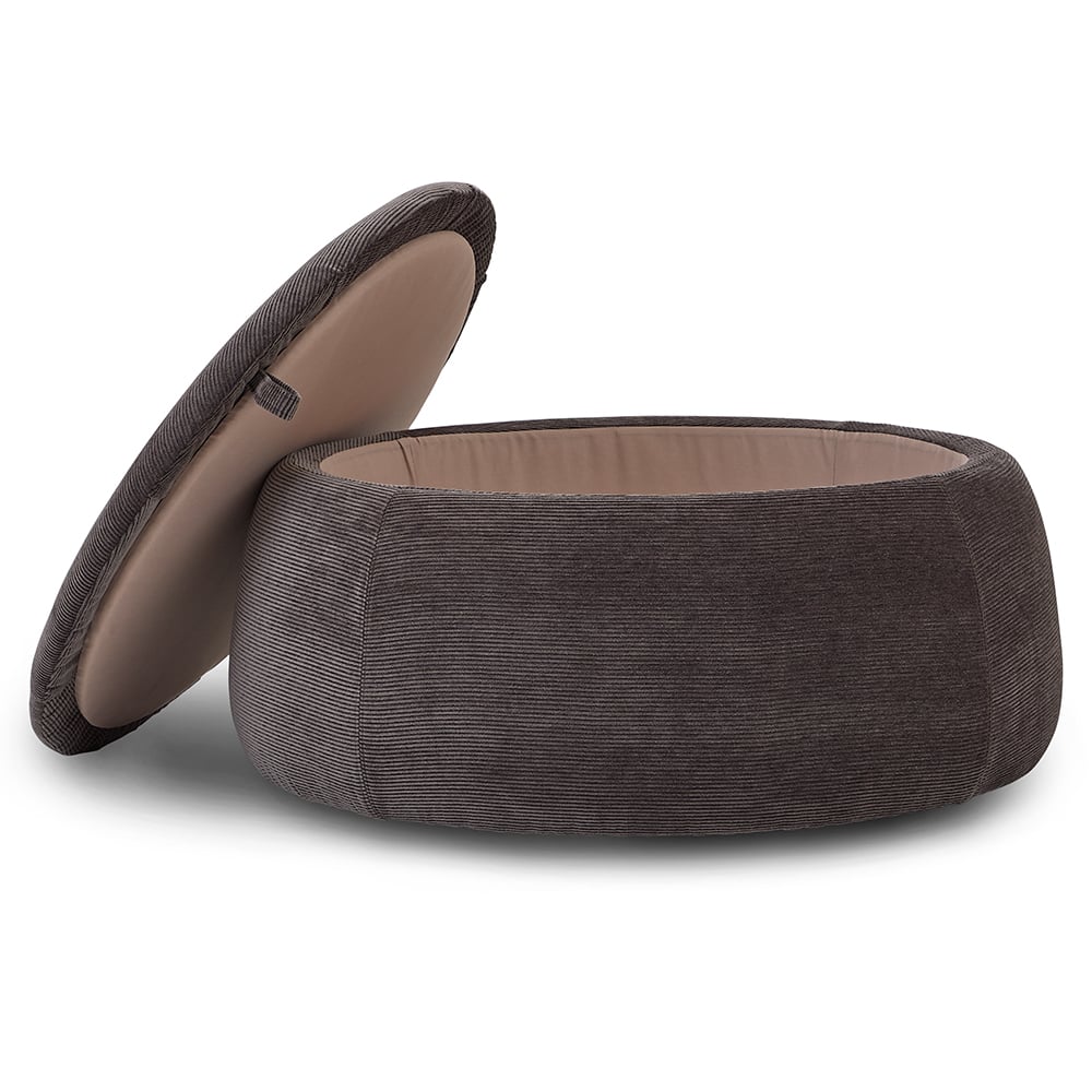 Upholstered Round Ottoman