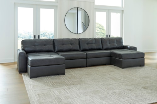 Sectional with 2 Chaises