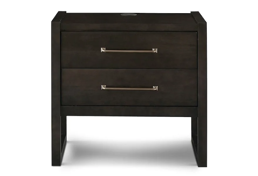 Braddock Night Stand with Charger by Bassett at Williams & Kay