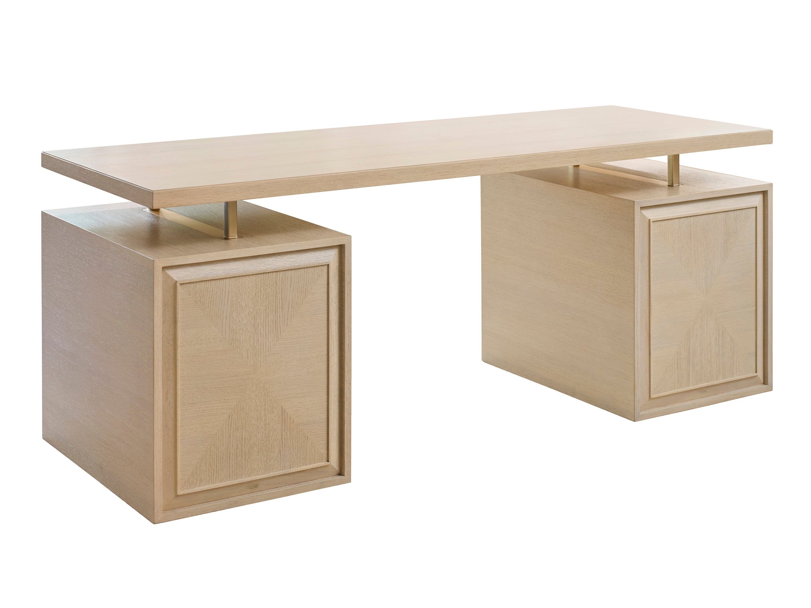 Modular Desk with 2 File  Cabinets