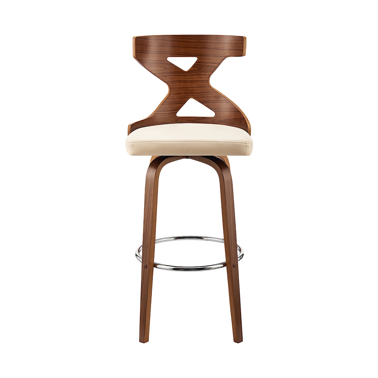 Armen Living Gayle 26" Swivel Upholstered Barstool