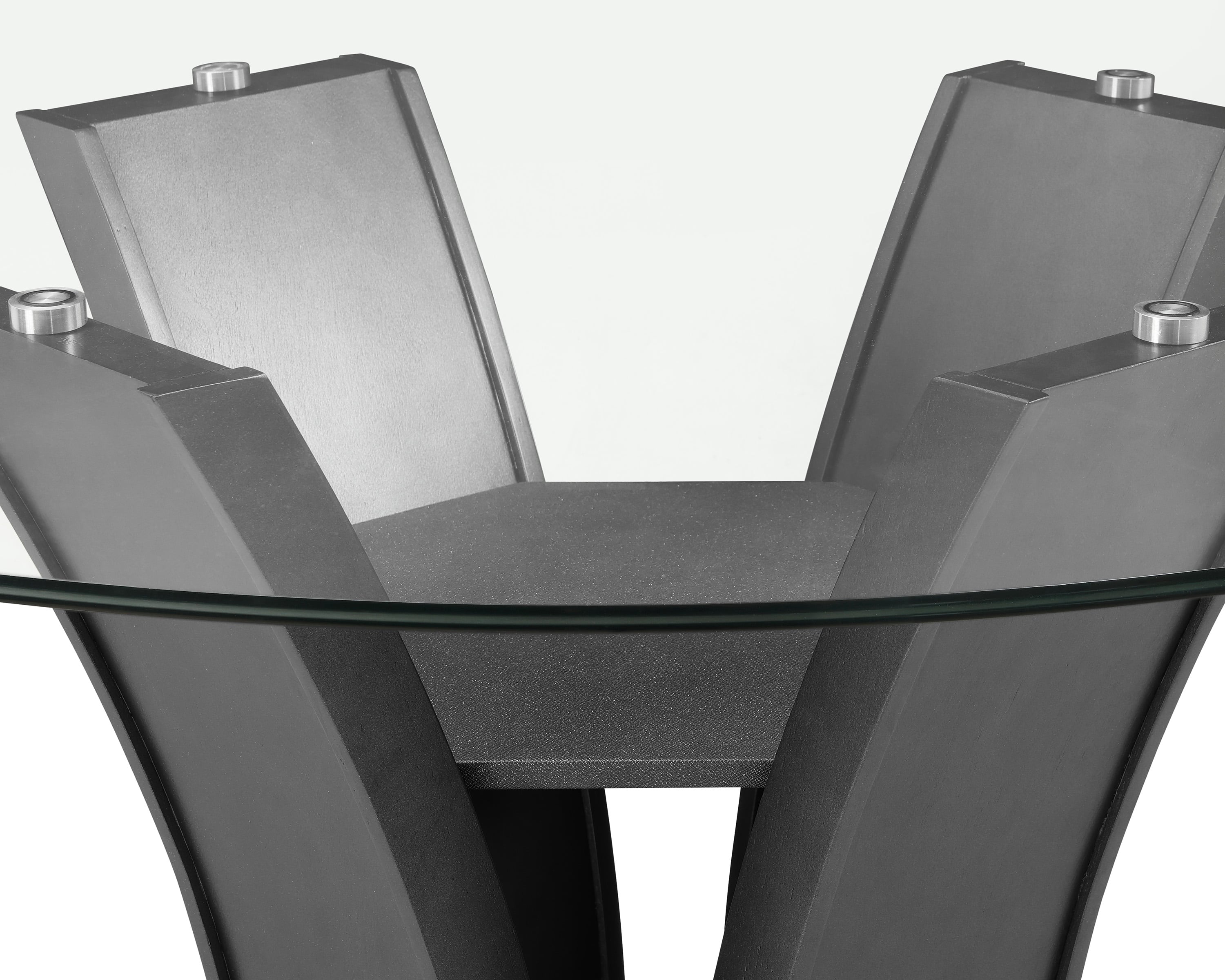 Counter-Height Dining Table with Glass Top