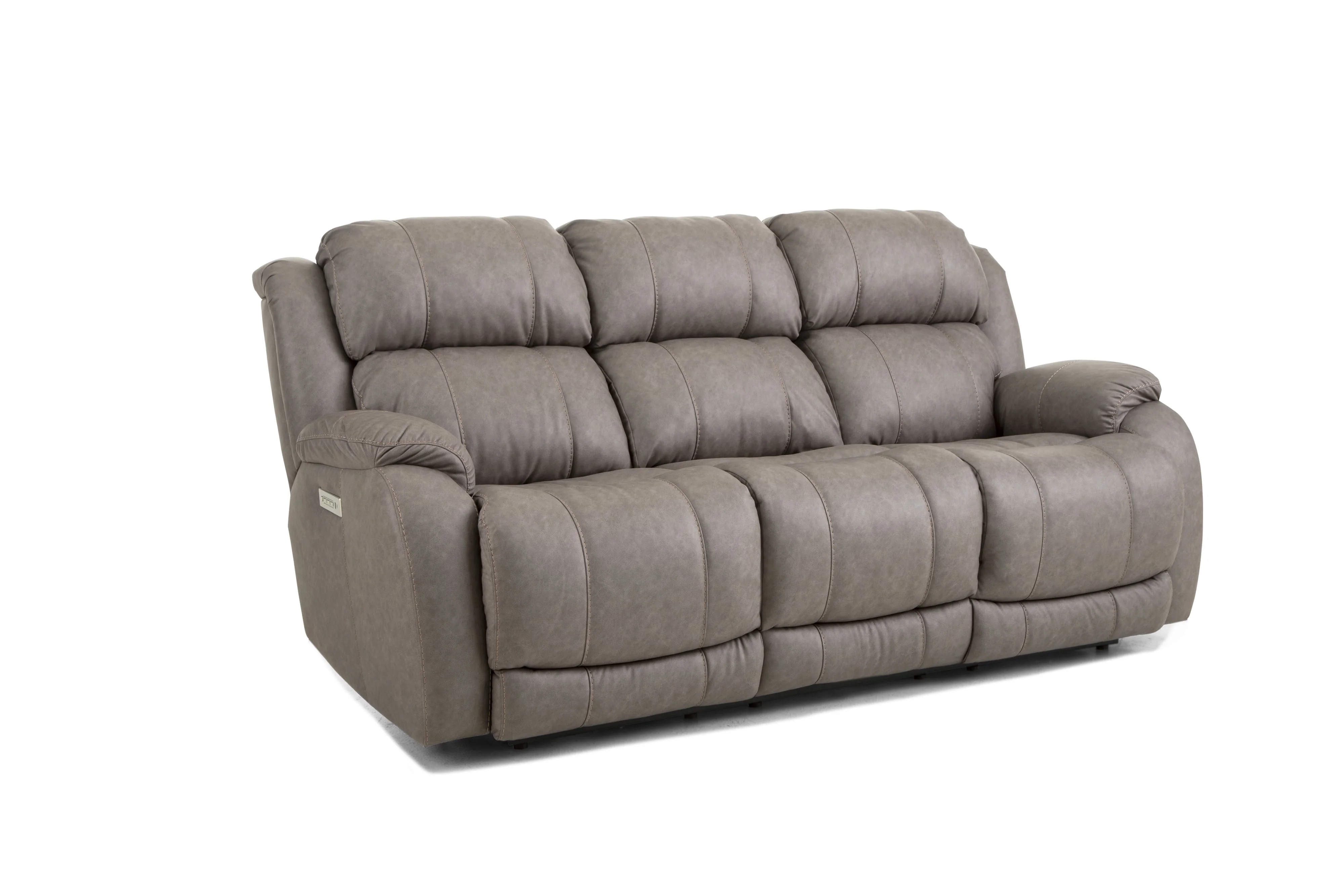 HomeStretch Zero Gravity 2283617 Transitional Double Reclining Zero Gravity Power Sofa