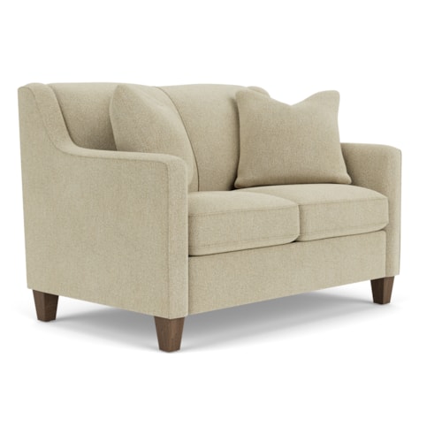 Contemporary Loveseat with Welt Cording