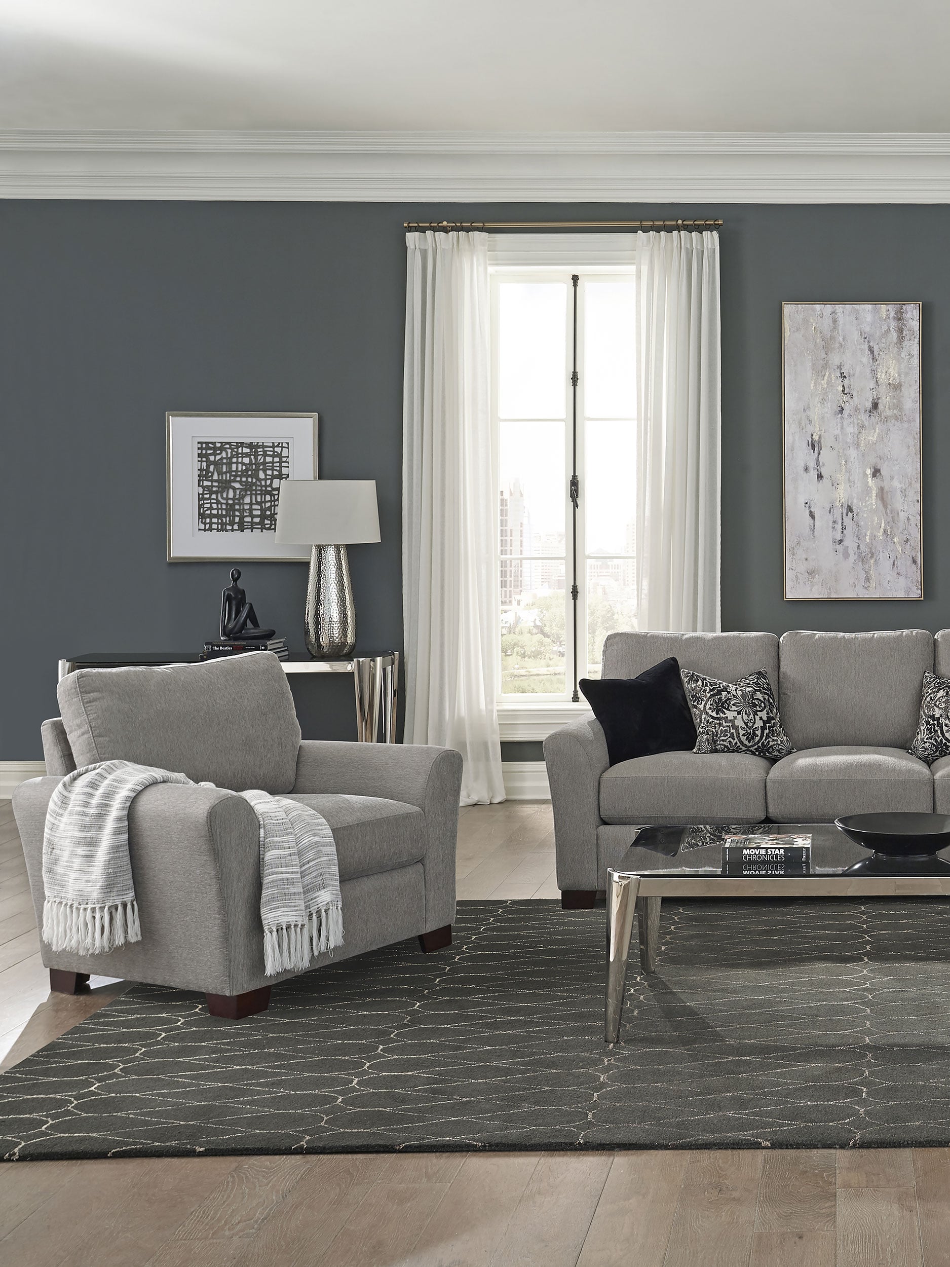 Coaster Drayton Drayton Flared Arm Chair Warm