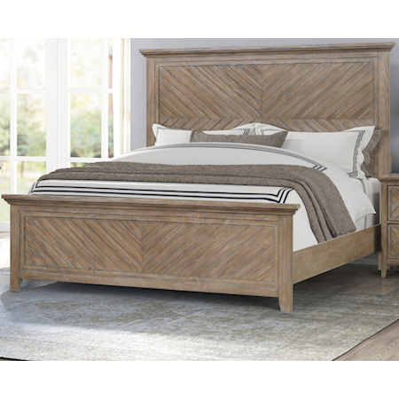 Rustic Tybee King Panel Bed