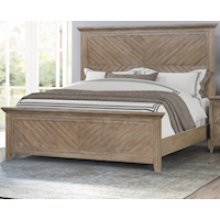 Rustic Tybee King Panel Bed