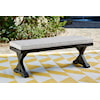 StyleLine Beachcroft Outdoor Bench with Cushion