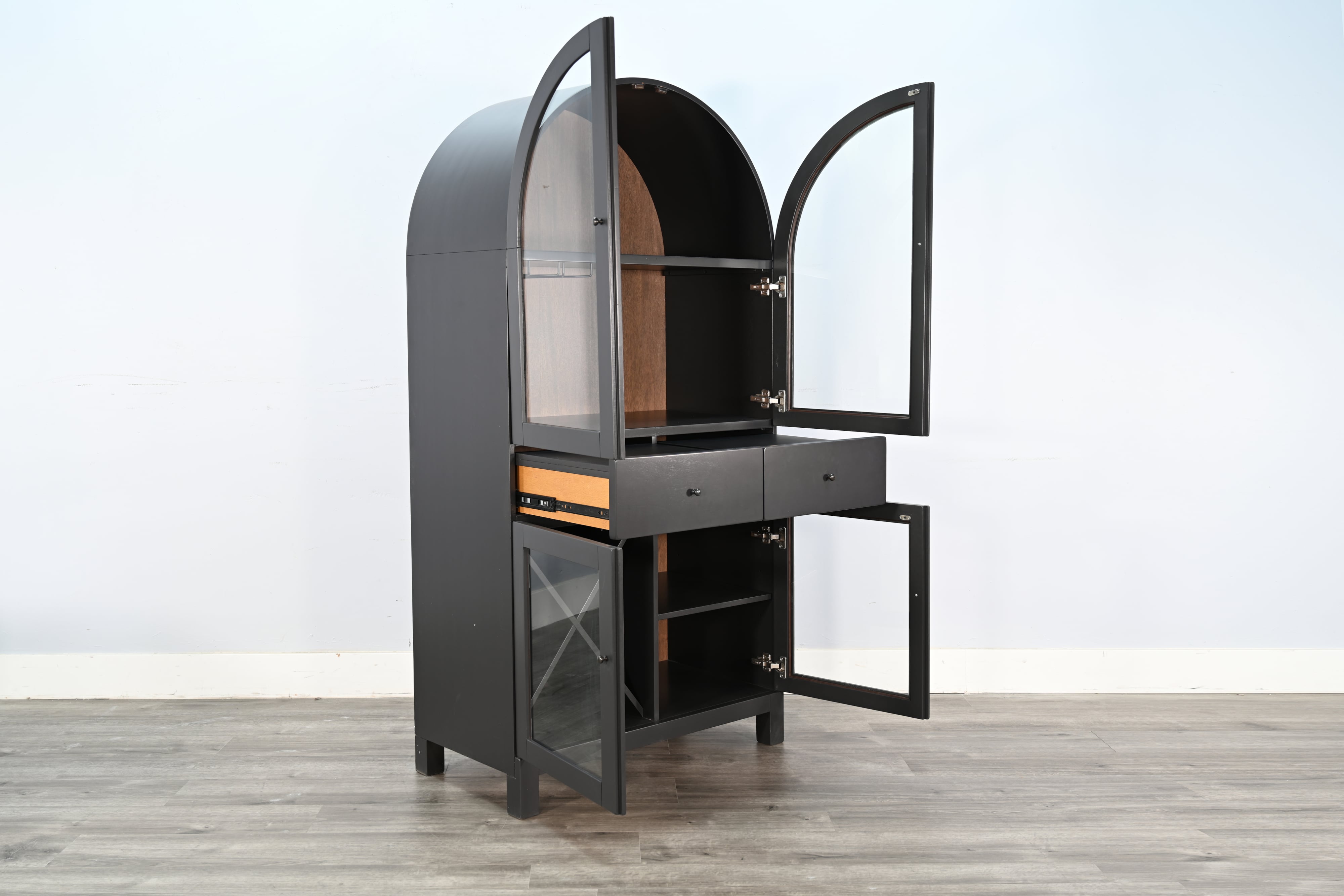 Sunny Designs Sunny Designs Arched Wine Bar Cabinet