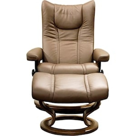 Small Reclining Chair and Ottoman