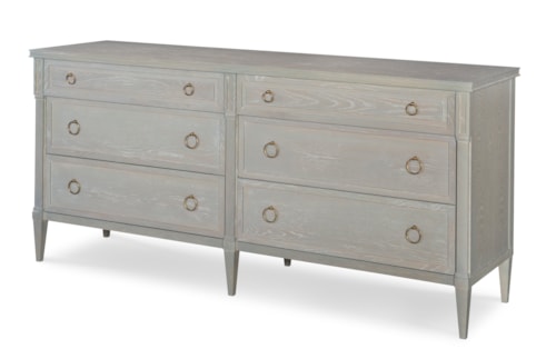 Traditional 6-Drawer Dresser