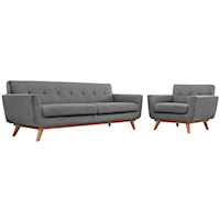 Armchair and Sofa Set of 2