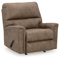 Faux Leather Rocker Recliner