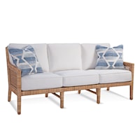 Coastal Rattan Sofa