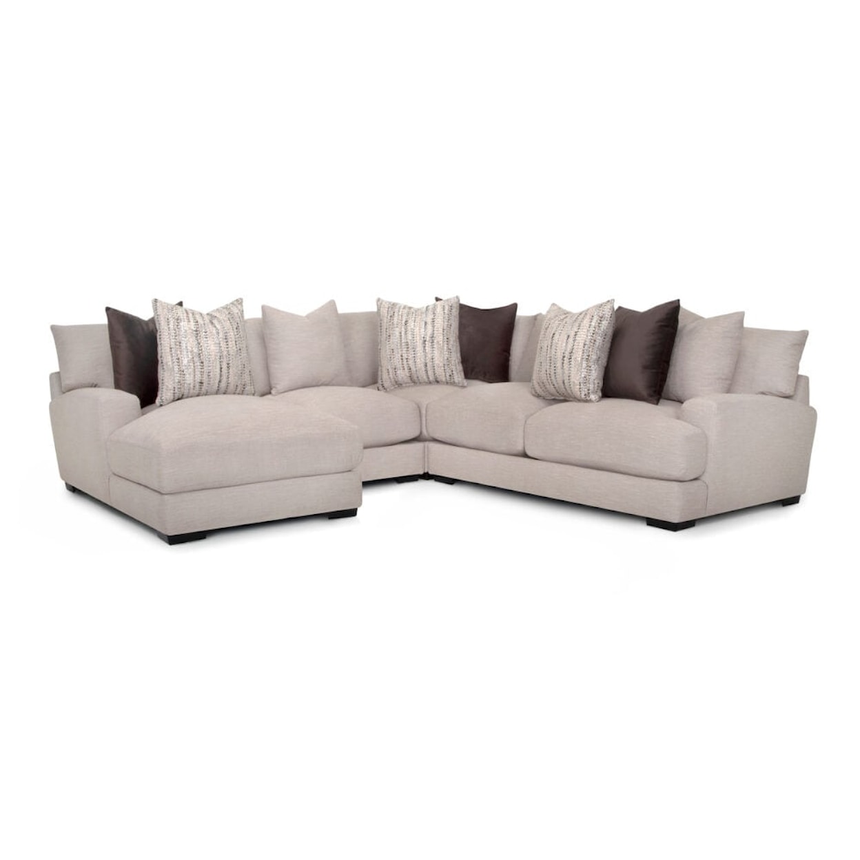 Franklin 808 Hannigan Chaise Sectional Sofa