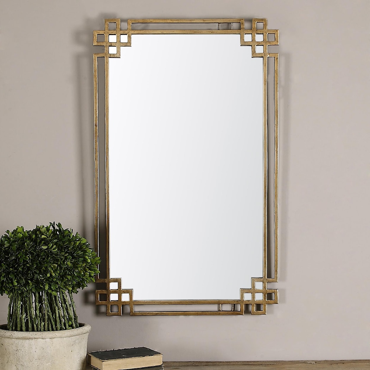 Uttermost Mirrors Devoll Antique Gold Mirror