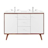 Modway Transmit 48" Double Sink Bathroom Vanity