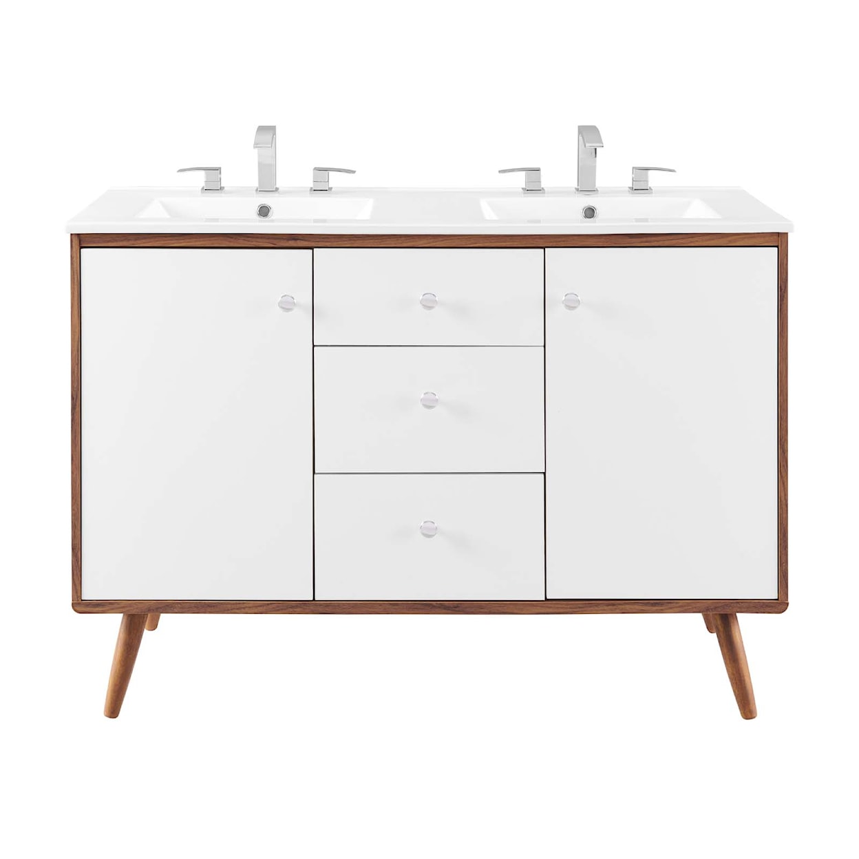 Modway Transmit 48" Double Sink Bathroom Vanity