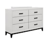 Global Furniture Kate 6-Drawer Dresser