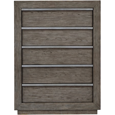 Contemporary Chest of Drawers with Soft-Close Drawers
