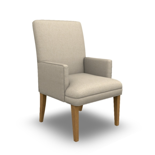 Transitional Upholstered Dining Chair
