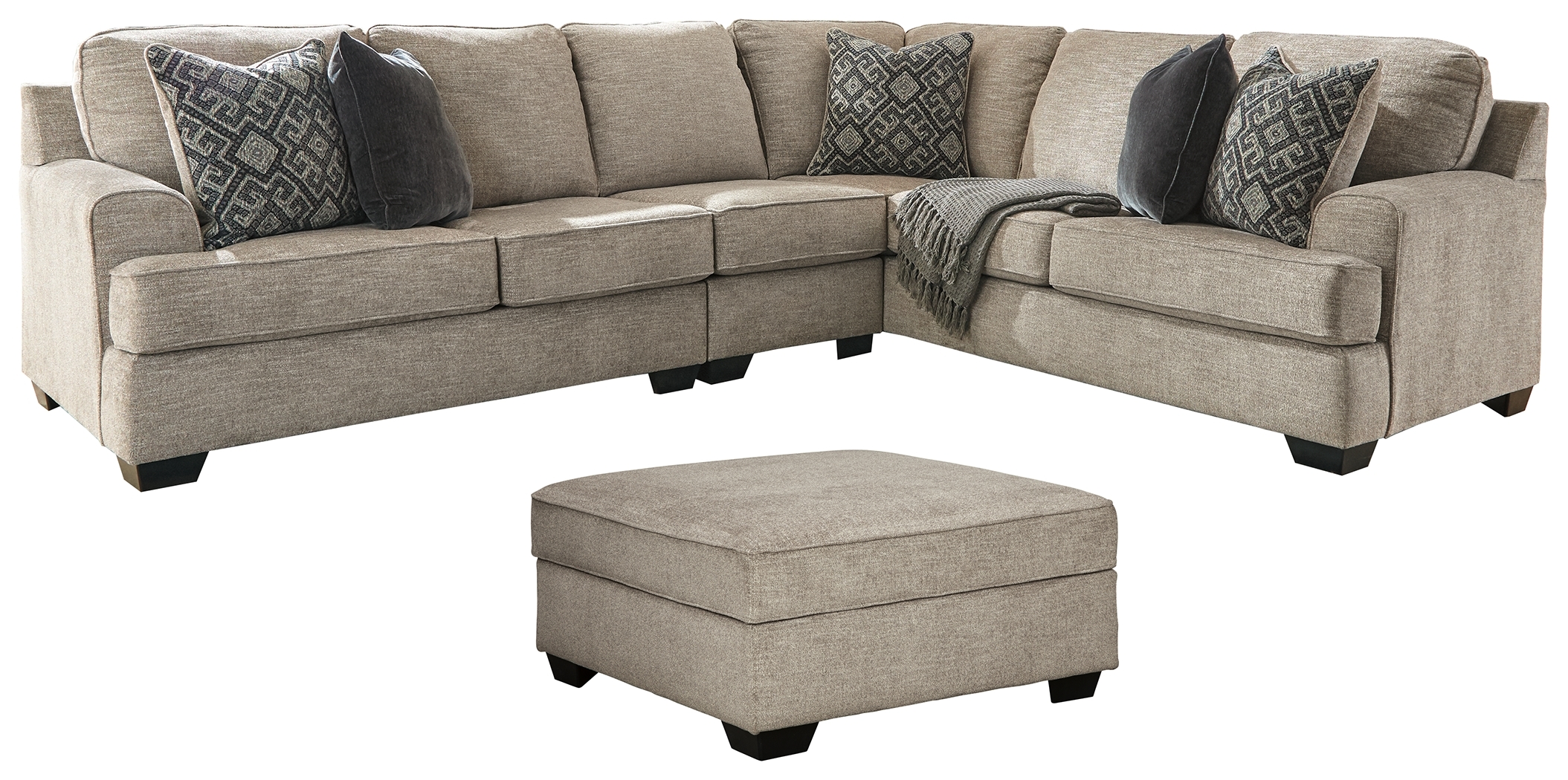 Sectional With Ottoman