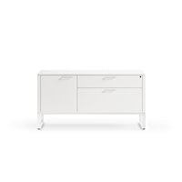 Contemporary Multifunction Office Cabinet with File Drawers