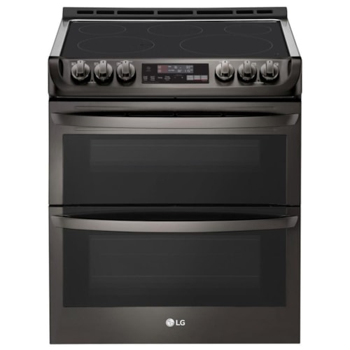7.3 cu. ft. Smart wi-fi Enabled Electric Double Oven Slide-In Range with ProBake Convection(R) and EasyClean(R)