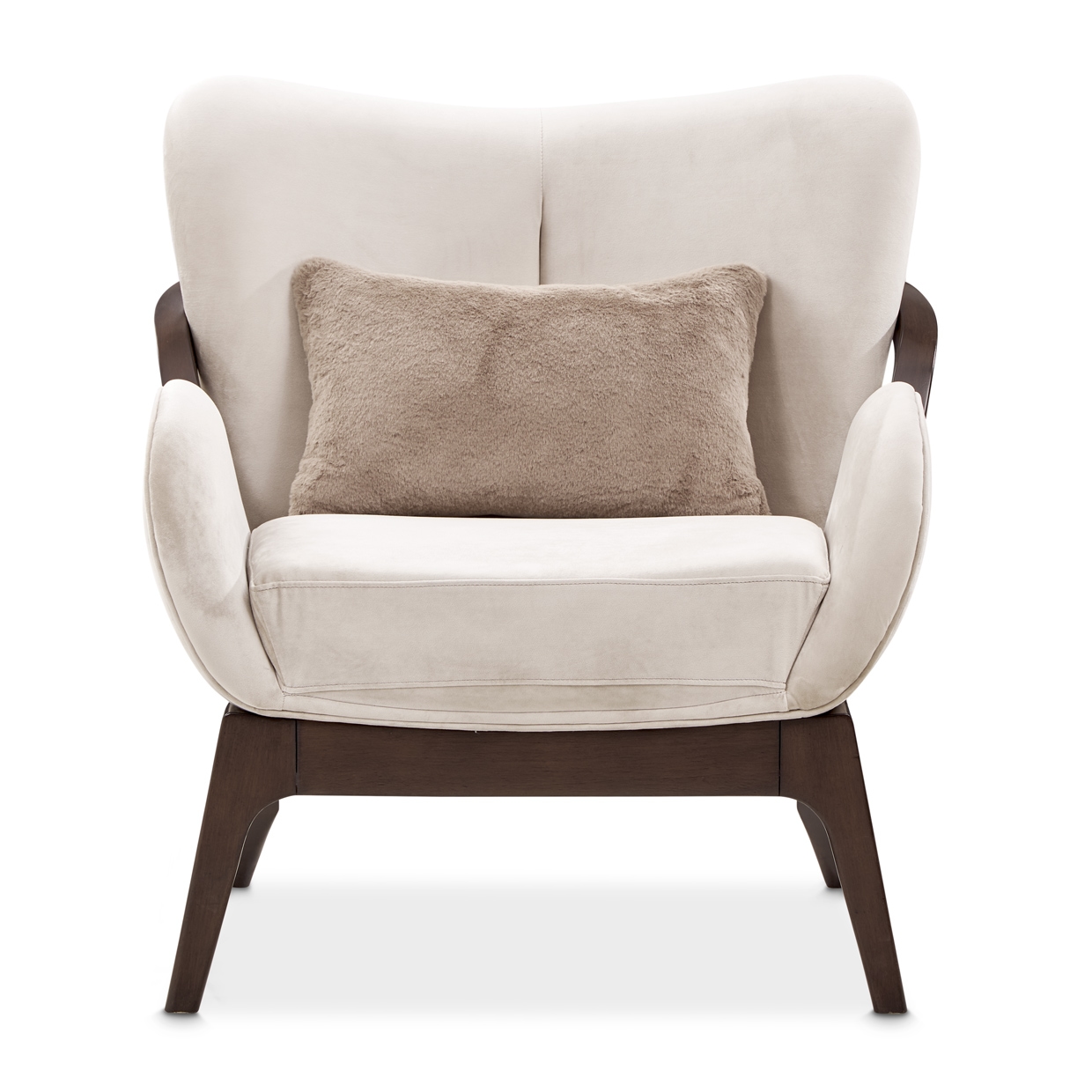 Michael Amini Camellia Field Velvet Accent Chair