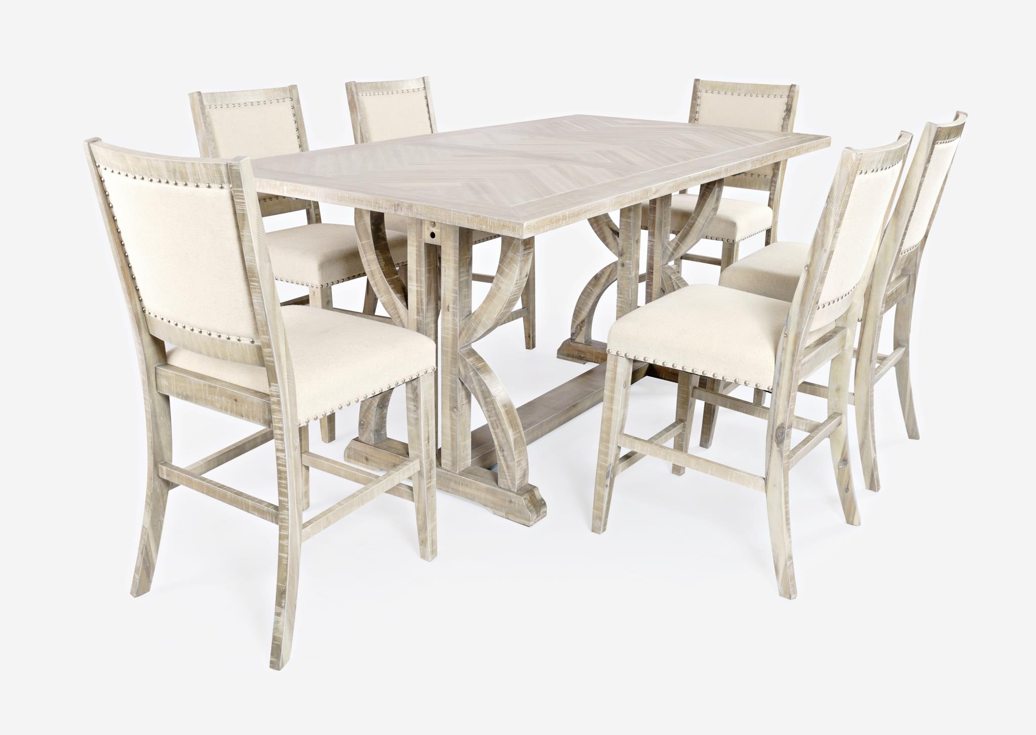 Jofran Fairview 7-Piece Counter Table and Chair Set