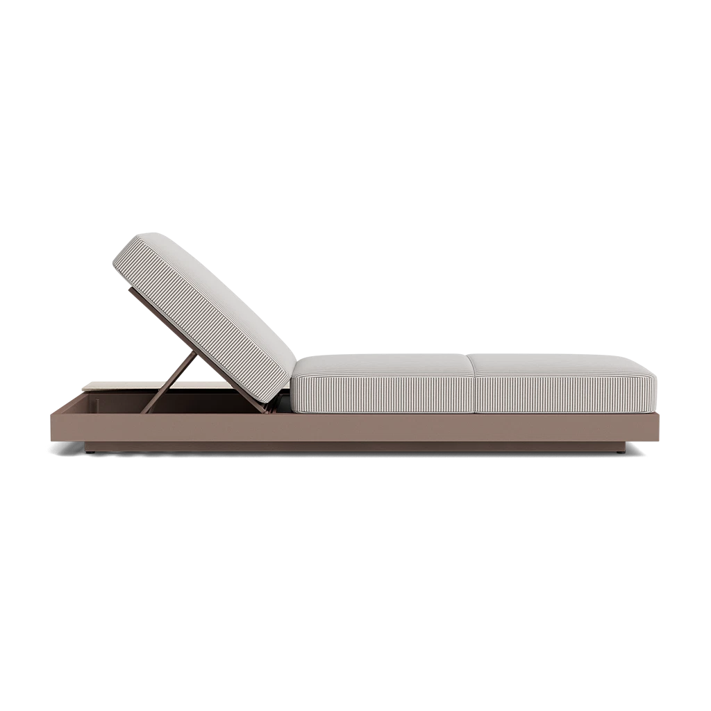 Adjustable Chaise Lounge w/Sideboard