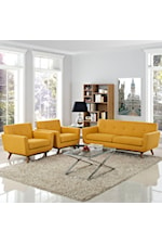 Modway Engage Left-Arm Upholstered Fabric Loveseat