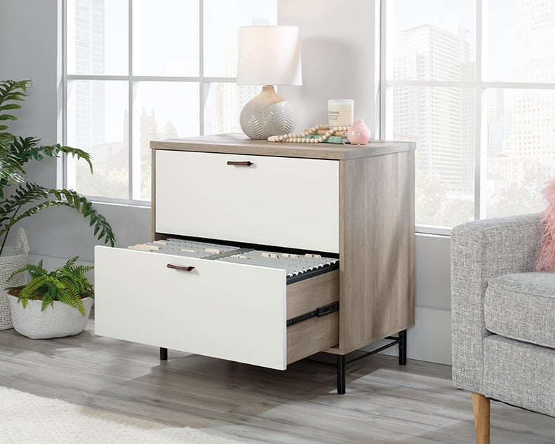 2-Drawer Wooden File Cabinet