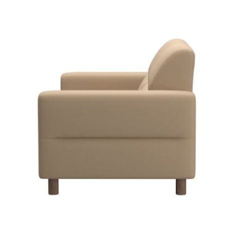 2-Seater Loveseat with Upholstered Arm