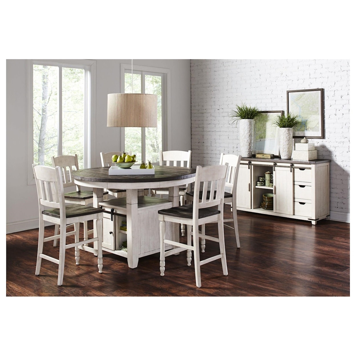 VFM Signature Morgan County Counter Height Dining Package
