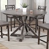 Winners Only Stratford 60" Round Tall Table w/ Lazy Susan