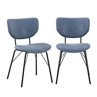 Owen Contemporary Upholstered Dining Chair - Slate