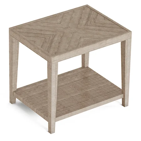 Modern Farmhouse Square End Table