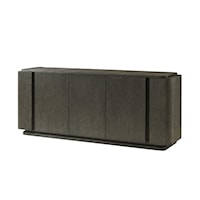 Contemporary Three Door Panel Sideboard