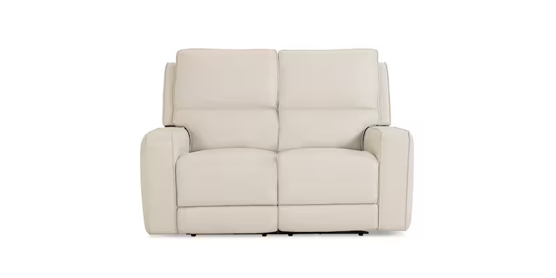 Raymond Leather Power Reclining Loveseat