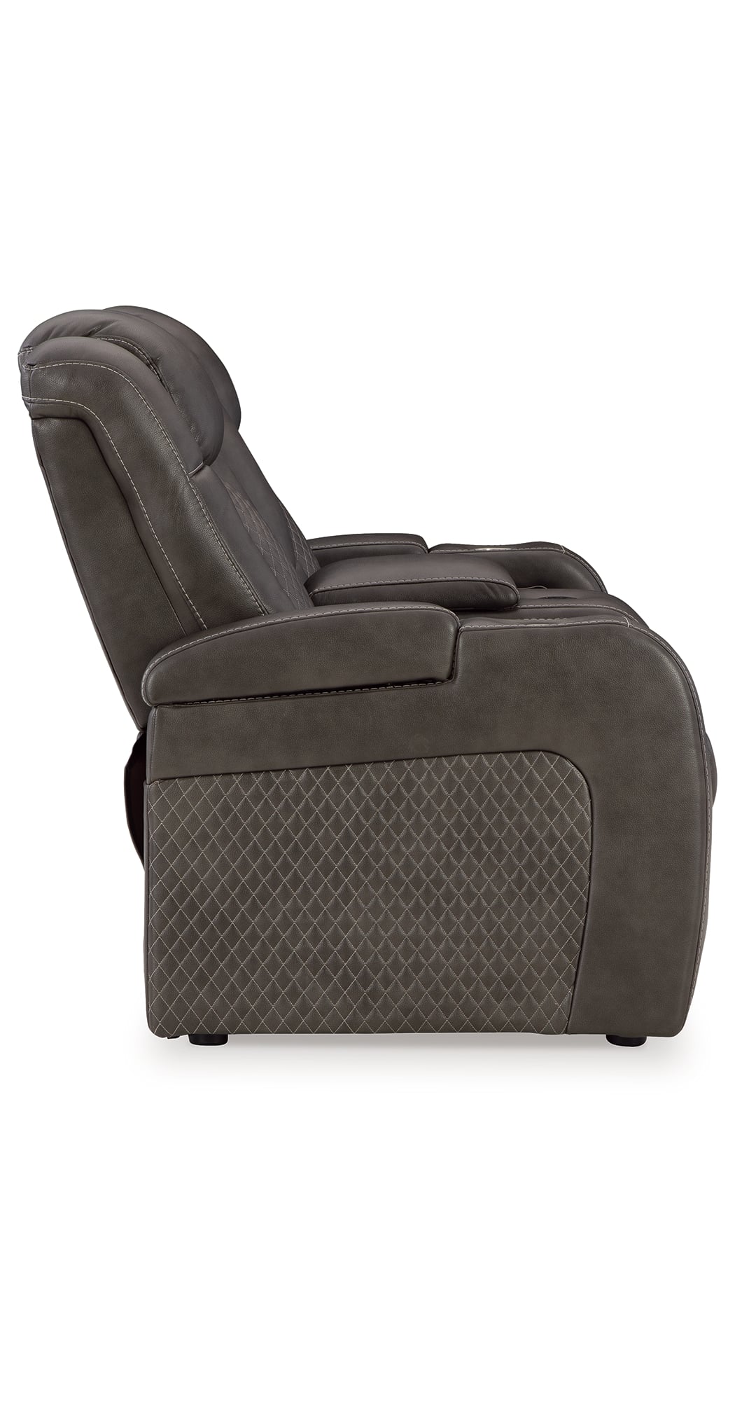 Signature Design by Ashley Fyne-Dyme Power Reclining Loveseat With Console