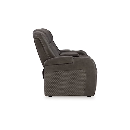 Power Reclining Loveseat With Console