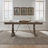 Liberty Furniture Americana Farmhouse Rectangular Trestle Dining Table