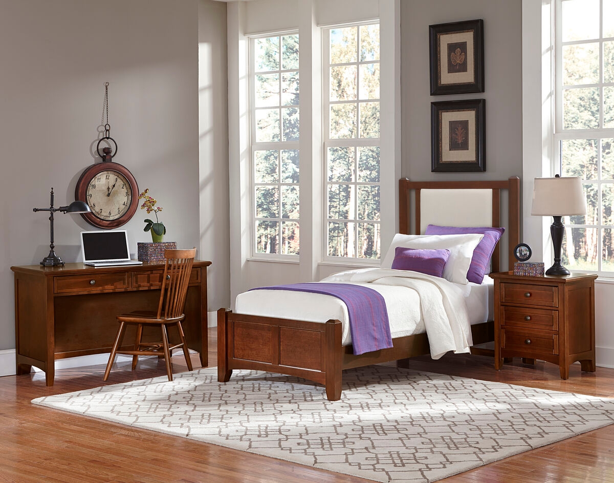 Vaughan-Bassett Bonanza Upholstered Twin Bed