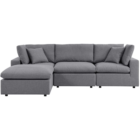 Outdoor 4-Piece Sectional Sofa