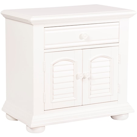 Cottage Single Drawer Nightstand with Dovetail Construction